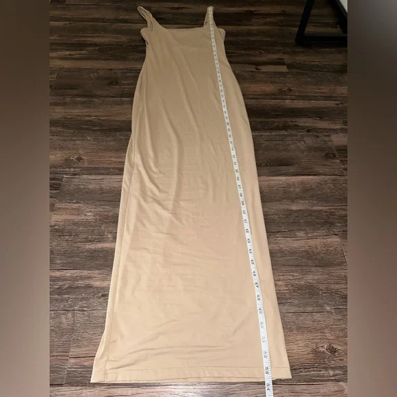 Solid Nude Tan Scoop Neck Tank Dress size XS - Picture 5 of 8